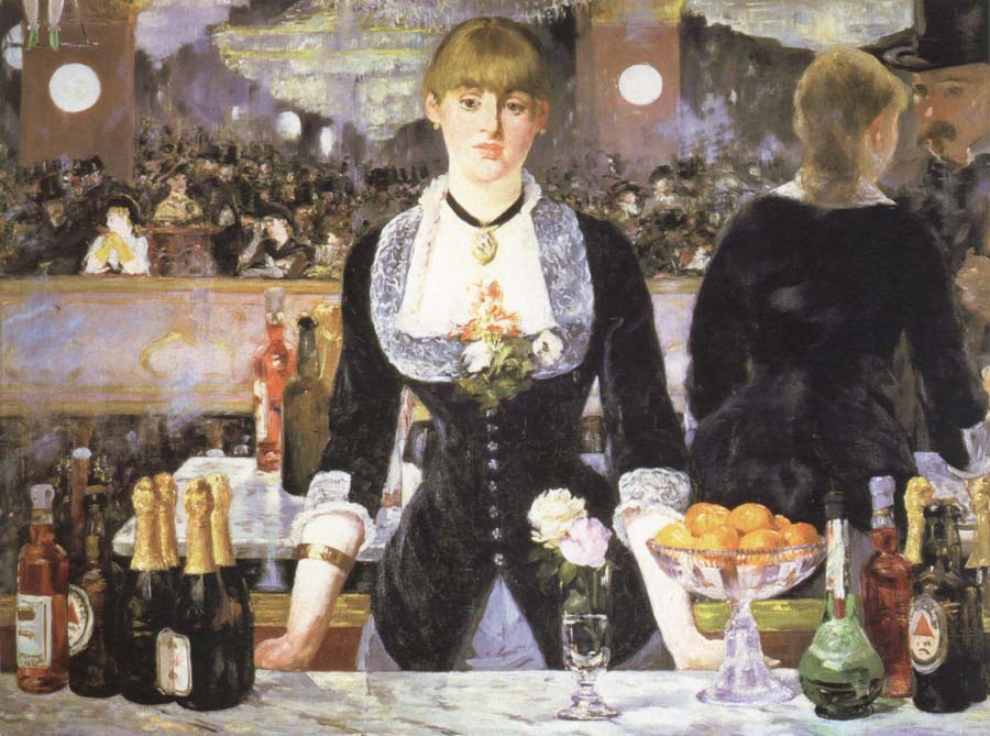 a bar at the folies bergere